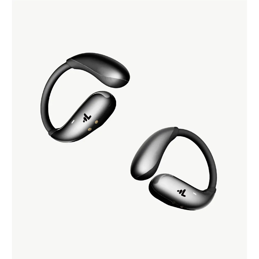 LinkTech X166 Gray Açık Kulak Tasarım AI Dijital Ekranlı Bluetooth 6.0 Kablosuz Kulaklık
