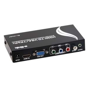 S-link SL-HV67 HDMI to VGA+YPBPR Çevirici (11529)