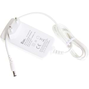 NBTech Ktec P3520 KSA-42G-120350HE 12V 3.5A Beyaz Adaptör 5.5mm 2.5 Uç Standart Adaptör