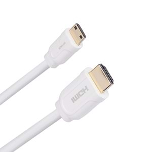 Hytech HY-W235 Mini HDMI to Mini HDMI 2m Altın Uçlu v1.4 3D Kablo