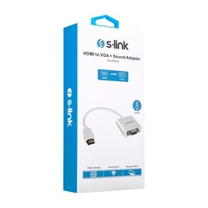 S-link SL-HVS12 HDMI to VGA + Audio Çevirici