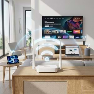 Everest EWR-301 300Mbps Kablosuz N Wi-Fi Repeater Access Point Router