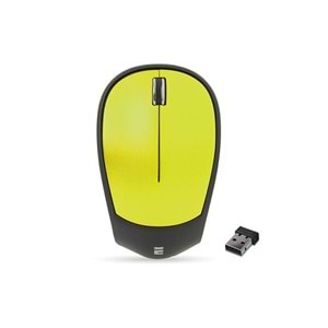 Everest SM-340 Usb Yeşil 3D Optik Süper Sessiz Alkalin Pilli Kablosuz Mouse