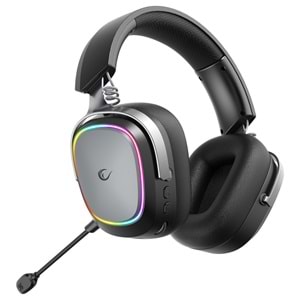 Rampage RETSU Siyah Kablosuz Bluetooth 2.4G RGB Gaming Oyuncu Kulaklığı