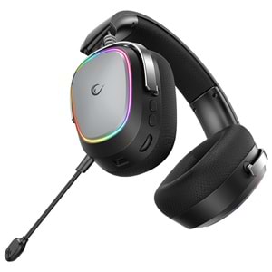 Rampage RETSU Siyah Kablosuz Bluetooth 2.4G RGB Gaming Oyuncu Kulaklığı