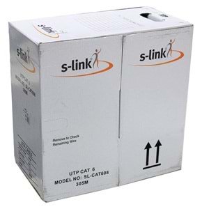 S-link SL-CAT608 305m Gri Utp CAT6 Kablo