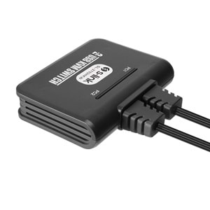 S-Link SL-2702HKW 2 Port HDMI KVM Switch 4K USB Kablolu Otomatik Anahtarlayıcı 1.8 Metre