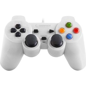 Snopy Rampage SG-R602 PS3/PC Beyaz USB 1.8m Joypad