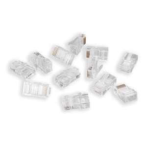 S-link SL-COB20P EZ RJ45 Cat6 Yeni Nesil Delikli Jack Konnektör 100 Adet