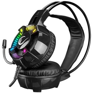 Rampage STYLES Siyah USB 7.1 RGB Mikrofonlu Gaming Oyuncu Kulaklığı