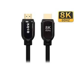 S-link SL-H8K01 1.5 Metre HDMI 2.1 8K Ultra HDR Metal Kılıflı Kablo
