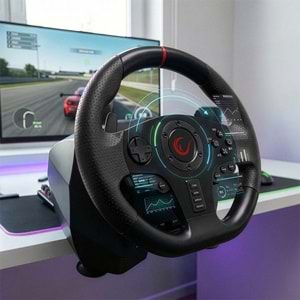 Rampage V900-S PS3/PS4/PC/XBOXONE/XBOX360 SWITCH 6 in 1 Pedallı Gaming Oyuncu Direksiyonu (Outlet)