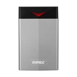 Everest HDC-M211 Harici USB3.0 hız 5 Gbps SATA III 6 Gbps RGB Işıklı Hdd Kutusu