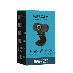 Everest SC-HD03 Full HD 1080P Mikrofonlu Webcam kamera