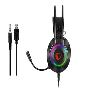 Rampage RM-K27 X-JAMMER 3,5mm 7 Renk Ledli Gaming Oyuncu Mikrofonlu Kulaklık
