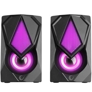 Rampage RMS-G19 2.0 5 Watt Işıklı Siyah Multimedia Speaker(Outlet)