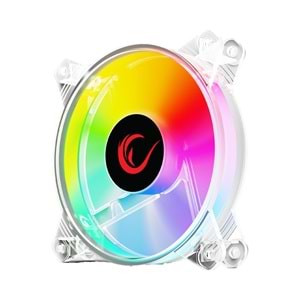 Rampage 6C-121 120mm Molex + 3 Pin Rainbow LED Kasa Fanı Outlet