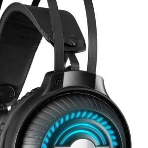 Rampage RM-K29 THUNDER Siyah 3.5mm + USB Mikrofonlu LED Oyuncu Kulaklığı