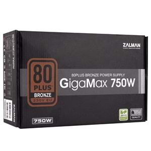 Zalman ZM750-GVII GigaMax 750W 80+ Bronze Power Supply Outlet