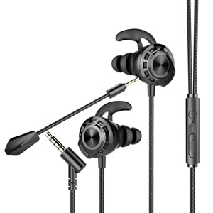 Rampage RM-K36 PROUD Siyah 3.5mm Kulak İçi Mikrofonlu Gaming Oyuncu Kulaklığı