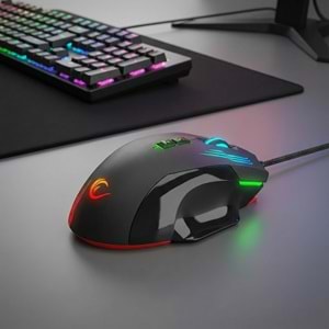 Rampage SMX-G38 CLAW USB 12800 DPI 7 Makro Tuşlu RGB Gaming Oyuncu Mouse