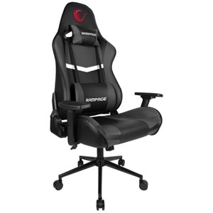 Rampage KL-R56 3D Kol,Tam Dökme Süngerli Siyah/Gri Oyuncu Koltuğu (OUTLET)
