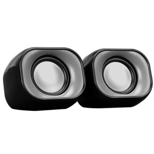 HP DHS-2111 1+1 6W Hoparlör, Siyah Multimedia Speaker