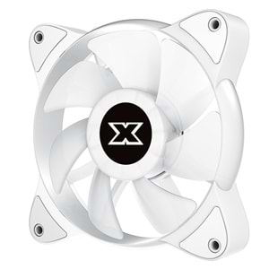 Xigmatek EN46461 GALAXY III ESSENTIAL ARCTIC 3x12cm BX120 ARGB Fan Kontrolcü+Kumanda Beyaz Kasa Fan Kiti