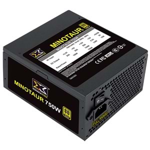 Xigmatek EN44627 MINOTAUR Full Range 750W 80Plus Gold Full Modular 12cm Fan Power Supply Outlet