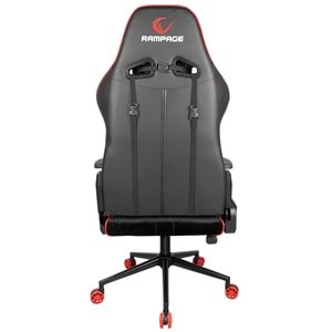 Rampage KL-R9 Alcantara Serisi Üst Seviye Terletmez Kumaş Kırmızı/Siyah Gaming Oyuncu Koltuğu Outlet
