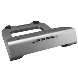 Rampage ADS-T6U RAMP 4 Adet USB 3,0 HUB ile RGB Işıklı Alüminyum Dizüstü Bilgisayar Standı