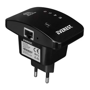 Everest EWR-N300 2.4GHz 300Mbps Repeater + Access Point Wi-Fi Menzil Genişletici