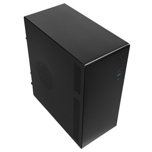 Everest K250 PEAK 250W MICRO PSU Siyah USB3.0+USB2.0+TYPE-C+HD AUDIO Kompakt Mid-T PC Kasası