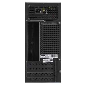 Everest K250 PEAK 250W MICRO PSU Siyah USB3.0+USB2.0+TYPE-C+HD AUDIO Kompakt Mid-T PC Kasası