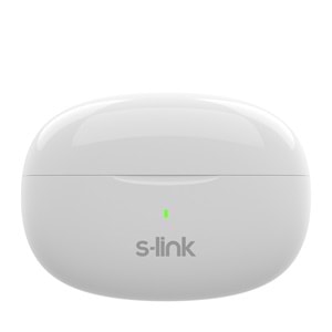 S-Link EARDOPES SL-TWS08 Beyaz 4 Mikrofonlu ENC Dual Mic TWS Bluetooth 5.3 Kablosuz Kulaklık 500mAh Type-C
