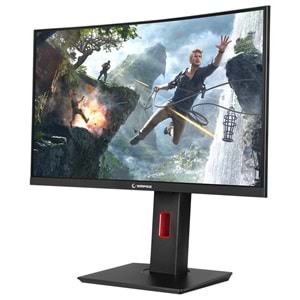 Rampage TRIANGLE TR24R165C 24 165Hz 1ms CSOT VA Full HD RGB Freesync HDR Pivot PC Curved Oyuncu Monitörü Outlet