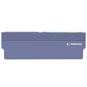 Rampage TRIM X20 Siyah UDIMM Uyumlu ARGB Aluminyum PC RAM Soğutucu (OUTLET-Kutu Hasarlı)