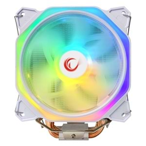 Rampage OCTAGON C50 Beyaz 120mm ARGB 57CFM 1800RPM AM5 LGA1700 CPU Soğutucu