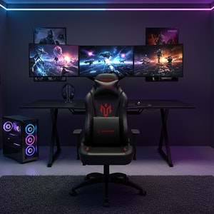 Rampage KL-R45 MASSIVE Kırmızı/Siyah Oyuncu Koltuğu (OUTLET)