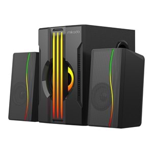 Mikado MD-254 2+1 RGB Bluetooth Destekli 25W Gaming Ses Sistemi Outlet