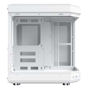 Xigmatek EN41983 CUBI ARCTIC Beyaz E-ATX 6x120mm ARGB Type-C 3 Yön Temperli Cam Gaming Kasa