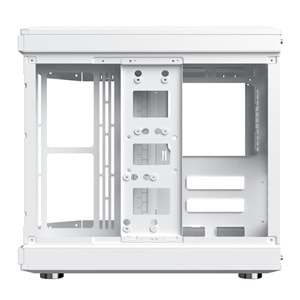 Xigmatek EN41983 CUBI ARCTIC Beyaz E-ATX 6x120mm ARGB Type-C 3 Yön Temperli Cam Gaming Kasa