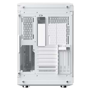 Xigmatek EN41983 CUBI ARCTIC Beyaz E-ATX 6x120mm ARGB Type-C 3 Yön Temperli Cam Gaming Kasa