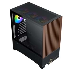 Xigmatek EN42201 ENDORPHIN WD Siyah TYPE-C Ahşap Ön Panel 4*12cm ARGB+Kumanda E-ATX Big-T Gaming Oyuncu Kasası
