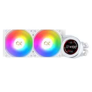 Xigmatek FROZR-O II ARCTIC 240 Digital Göstergeli ARGB Sıvı Soğutucu AM5 LGA1700 Uyumlu