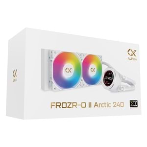Xigmatek FROZR-O II ARCTIC 240 Digital Göstergeli ARGB Sıvı Soğutucu AM5 LGA1700 Uyumlu