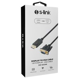 S-link SW-SGG44 Display to VGA 1.8m Kablo