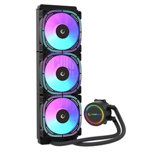 Rampage INFINITE C30 BLACK 360mm ARGB Siyah Sıvı İşlemci Soğutucu AM5 LGA1700