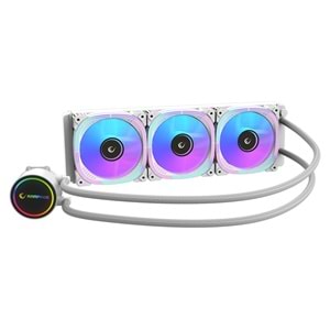 Rampage INFINITE C30 WHITE 360mm ARGB Beyaz Sıvı İşlemci Soğutucu AM5 LGA1700