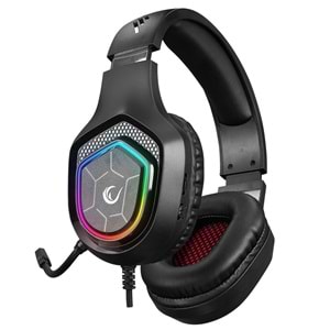 Rampage RM-K90 VECTOR Siyah RGB LED Type-C Gaming Mikrofonlu Oyuncu Kulaklığı